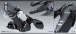  3d algos_(eve_online) attack_ship_(eve_online) carrier close-up commentary copyright_logo copyright_name creodron_(eve_online) dated_commentary destroyer_(eve_online) droneboat_(eve_online) emblem english_text eve_online gallente_federation_(eve_online) glint grey_background grey_theme hangar highres kaspercohen_(kasper_hansen) logo maya_(medium) military_vehicle multiple_views no_humans official_art photoshop_(medium) radar radio_antenna realistic science_fiction spacecraft thrusters vehicle_focus vehicle_name 