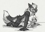 2025 4_toes 5_fingers ankle_tuft anthro anthro_on_anthro anthro_penetrated anthro_penetrating anthro_penetrating_anthro arm_tuft blush breasts butt canid canine canis clenched_teeth collar domestic_dog duo eyeshadow fangs feet female female_on_bottom female_penetrated fingers from_behind_position fur hair hi_res hindpaw humanoid_hands leg_tuft lying makeup male male/female male_on_top male_penetrating male_penetrating_female mammal marie_(nightdancer) mature_anthro mature_female neck_tuft nightdancer_(character) nude nude_anthro nude_female nude_male on_bottom on_front on_top paws penetration penile penile_penetration poodle prone_bone_position pubes sex smile snowy18 tail teeth toes tongue tongue_out tuft wolf wrist_tuft