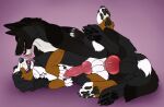  anal anal_penetration animal_genitalia animal_penis balls black_body black_fur black_pawpads blue_eyes brown_body brown_fur canid canine canine_genitalia canine_penis duo echo_(wolffylegend) erection feral feral_on_feral feral_penetrated feral_penetrating feral_penetrating_feral from_behind_position front_view fur genitals glistening glistening_eyes hi_res killthe_demon knot lucas_(lucasreturns) lying male male/male male_penetrated male_penetrating male_penetrating_male mammal on_side open_mouth pawpads penetration penile penile_penetration penis penis_in_ass red_penis red_tongue sex tongue tongue_out white_balls white_body white_fur yellow_eyes 