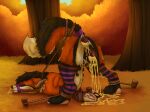 animal_genitalia animal_vulva anus bdsm big_vulva black_body black_clothing black_fur black_hair black_legwear black_nose black_tail bodily_fluids bondage bound canid canine canine_genitalia canine_vulva clothing dirty_fur ears_back female female_feral feral fox fur gaping gaping_anus gaping_vagina genital_fluids genitals hair hi_res killthe_demon legwear lying mammal mouth_closed muzzle_(object) muzzled narrowed_eyes on_front orange_body orange_fur orange_tail outside pattern_clothing pattern_legwear pawpads pink_pawpads pivoted_ears plant purple_clothing purple_eyes purple_legwear restraints rope rope_bondage rotfell_the_fox shrub side_view solo stained striped_clothing striped_legwear stripes tail tree urine urine_from_nose urine_in_ass urine_in_pussy urine_on_ear urine_on_ground urine_on_leg urine_on_tail vulva watersports white_body white_fur 