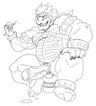  bowser erection koopa male mario_bros nintendo penis scalie staticlustdemons vein video_games 