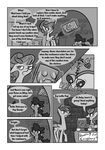  bells black_and_white candy comic cutie_mark dialog door english_text equine female feral friendship_is_magic glowing greyscale hair horn horse inside itsy_bitsy lollipop long_hair looking_back lying magic male mammal monochrome my_little_pony open_mouth pegasus pony sign silverblazebrony sitting smile text tongue unicorn wings 