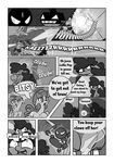  black_and_white blade comic cutie_mark dialog english_text equine female feral flying friendship_is_magic frown fur glowing greyscale hair horn horse itsy_bitsy long_hair looking_at_viewer looking_back machine magic male mammal mechanical monochrome my_little_pony open_mouth pegasus pony robot silverblazebrony smoke sweat teeth text tongue tongue_out unicorn wings 