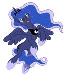  blue_eyes blue_fur blue_hair blush crown cutie_mark equine female feral friendship_is_magic fur furreon hair horn horse looking_at_viewer mammal my_little_pony plain_background pony princess_luna_(mlp) royalty signature solo tongue tongue_out transparent_background winged_unicorn wings 