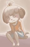  animal_crossing blush canine clothing crossdressing digby_(animal_crossing) dog female male mammal nintendo unknown_artist video_games 