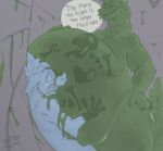 2025 abdominal_bulge absorption_vore against_surface against_wall anthro anthro_pred anthro_prey belly belly_smother big_belly biped blitzit blitzit_(character) bone bones_in_stomach canid canine death dissolving dragon duo english_text european_mythology fatal_vore fur goo_creature green_body hand_on_belly hi_res huge_belly male mammal mythological_creature mythological_scalie mythology open_mouth scalie scared signature skull standing tail teeth text translucent translucent_body unwilling_prey vore western_dragon