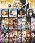  ! 6+girls adele ariana_grande artist_name ava_max badge badge_(pokemon) berry_(pokemon) beyonce black_hair black_mask bleached_hair blonde_hair blue_eyes bow brex_art britney_spears brown_eyes brown_hair california_gurls celine_dion character_request cher cherubi clock comfey comfey_(cosplay) commentary cosplay crown cry_baby_(melanie_martinez) curly_hair dangerous_woman dark-skinned_female dark_skin dollar_sign english_commentary eyeshadow flight_attendant flower froot_(marina) gem green_eyes hair_bow headdress heart heart-shaped_mole highres holding holding_poke_ball instagram_logo instagram_username jewelry katy_perry kesha_rose_sebert lady_gaga lana_del_rey lipstick lorde madonna_(singer) makeup mariah_carey marina_and_the_diamonds mega_stone melanie_martinez mole mole_above_mouth mole_under_mouth multiple_girls native_american_headdress parody pecha_berry poke_ball pokemon purple_hair radioactive real_life red_hair reputation_(taylor_swift) rhianna ring sia_(singer) side_ponytail style_parody suit taylor_swift teddiursa travel_attendant twitter_logo twitter_username wedding_ring whitney_houston wig 