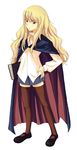  blonde_hair book cape long_hair louise_francoise_le_blanc_de_la_valliere skirt solo thighhighs zero_no_tsukaima zettai_ryouiki 