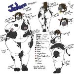  big_butt bovine breasts butt cattle chubby eddy_okapi female mammal nipples nude original_character overweight solo thick_thighs wide_hips 