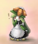  ! female flower lilligant maid maid_uniform nintendo pok&#233;mon pok&eacute;mon raggedy video_games 