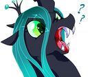  equine female feral friendship_is_magic horn horse mammal my_little_pony pony queen_chrysalis_(mlp) teeth unknown_artist 