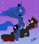  equine female feral flying friendship_is_magic high horn horse hypnosis mammal mind_control my_little_pony pony princess_luna_(mlp) unknown_artist winged_unicorn wings 