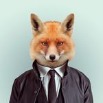  black_nose canine fox fur jacket male mammal necktie orange_fur solo suit yago_partal 