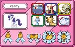  chimeco crossover cutie_mark english_text equine female feral friendship_is_magic horn horse low_res magnezone mammal milotic my_little_pony nintendo persian pok&#233;mon pok&eacute;mon pony rarity_(mlp) smeargle text thewalrusclown togekiss trainer_card unicorn video_games 