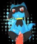  cum disembodied_penis foot_fetish footjob gay male nintendo paws penis pok&#233;mon pok&eacute;mon red_eyes riolu sex size_difference video_games yuzushichimi 