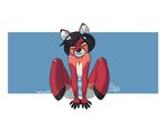  anthro black_hair bunnyc4ke cervine deer english_text erection fur hair horn licking licking_lips looking_at_viewer male mammal nude penis pink_fur plain_background ruby_(bunnyc4ke) solo text tongue yellow_eye yellow_eyes 