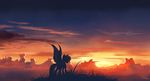  absurd_res amazing_background ambiguous_gender ankard cloud clouds equine feral friendship_is_magic grass hi_res hill horse mammal my_little_pony pegasus pony rainbow_dash_(mlp) scenery_porn silhouette sky solo sunset wings 