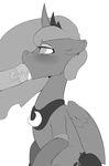  equine fellatio female feral florecentmoo friendship_is_magic hair horn horse male mammal monochrome my_little_pony oral oral_sex penis pony princess_luna_(mlp) sex socks straight tiara tongue tongue_out winged_unicorn wings 