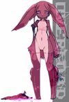  android breasts featureless_crotch female invalid_color lagomorph lapine machine mammal mechanical moyamoya_kuroi overload rabbit robot small_breasts 