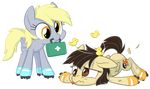  alpha_channel amber_eyes avian blonde_hair brown_eyes brown_hair cutie_mark derpy_hooves_(mlp) duck equestria-prevails equine fallen female feral first_aid_kit friendship_is_magic fur grey_fur hair horse mammal my_little_pony pegasus plain_background pony rollerskates transparent_background wild_fire_(mlp) wings yellow_eyes 