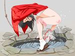  black_hair blush bottomless cum dickgirl fellatio feral fish hair human intersex interspecies koi mammal marine not_furry oral oral_sex penis pond sex source_request tipokan unknown_artist young 