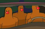  animated automobile bald bipedal black_eyes brown_skin bust_portrait car dancing digital_media_(art) diglett driving dugtrio front_view grasp group head_bang humor invalid_background looking_away meme mouthless nintendo nude pixel_(art) pok&#233;mon pok&eacute;mon red_nose red_skin simple_background sitting transportation unknown_artist video_games what_is_love white_eyes 