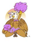  amber_eyes anthro anthrofied arnachy avian balls beak blush bottomless breasts brown_fur cheerleader clothing cum cum_in_pussy cum_inside female friendship_is_magic fur gilda_(mlp) gryphon insertion kneeling looking_at_viewer masturbation my_little_pony navel nipples penetration penis pom_poms pussy raised_arm solo spread_legs spreading tongue tongue_out topless vaginal vaginal_insertion vaginal_penetration wings 