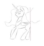  equine eyes_closed female feral friendship_is_magic grinding horn horse humping mammal moan my_little_pony open_mouth plain_background pony princess_luna_(mlp) solo unknown_artist white_background winged_unicorn wings 