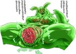  breasts female gaping gaping_pussy goo goo_girl highres japanese_text metroid metroid_(creature) monster monster_girl nezumi nezunezu nightmare_fuel organ pussy pussy_juice slime solo spread_legs spreading text translated translation_request translucent uncensored vein wet_pussy what what_has_science_done 