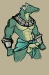  abs alligator anthro armor balls biceps big_muscles big_penis covertcanine crocodile erection green_skin humanoid_penis league_of_legends male muscles nude pecs penis pose presenting renekton reptile scales scalie solo standing toned topless 