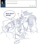  &lt;3 ask_twibra bed bluntwhiskey blush book couple cute duo ear_biting equine female feral friendship_is_magic happy horn horse in_bed king_sombra_(mlp) love male mane my_little_pony pillow pony smile text tumblr twilight_sparkle_(mlp) unicorn winged_unicorn wings 