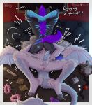 absurd_res anal anthro anus armpit_hair balls bedroom bedroom_sex body_hair butt claws condom cuff_(restraint) digital_drawing_(artwork) digital_media_(artwork) dildo dragon duo erection facesitting fur genitals hair handcuffs hi_res horn hyena knot knotted_penis lube_bottle male male/male mammal membrane_(anatomy) membranous_wings metal_cuffs multicolored_body multicolored_fur mythological_creature mythological_scalie mythology nude onomatopoeia oral penis pillow plushie reptile restraints rimming rimming_male scalie sex sex_toy sexual_barrier_device shaded sitting_on_another sound_effects striped_hyena stripes taesponja tail text tongue vibrator winged_dragon wings