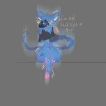 anonymous_artist anus armor backsack balls balls_outline bulge butt butt_focus detailed_bulge femboy genital_outline genitals hi_res machine male masturbation penile penile_masturbation penis protogen raised_tail rear_view sitting sleshkat solo tail tail_motion vibrating wall_(structure)