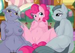  absurd_res anthro anthrofied bed blinkie_pie_(mlp) blue_eyes breast_grab breasts butt clitoris curly_hair equine female friendship_is_magic fur grey_fur grey_hair group hair hi_res horse incest inkie_pie_(mlp) inside lying mammal my_little_pony navel nude on_back on_side open_mouth pink_fur pink_hair pinkamena_(mlp) pinkie_pie_(mlp) pony pubes purple_eyes pussy sibling side_boob silver_hair sister sitting smile spread_legs spreading straight_hair teeth tongue tongue_out whitmaverick yellow_eyes 