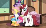  absurd_res applejack_(mlp) beavernator bed blonde_hair blue_eyes cutie_mark equine female feral fluttershy_(mlp) friendship_is_magic green_eyes group hair hi_res horn horse lauren_faust_(character) mammal multi-colored_hair my_little_pony pegasus pillow pink_hair pinkie_pie_(mlp) pony purple_eyes purple_hair rainbow_dash_(mlp) rainbow_hair rarity_(mlp) tower twilight_sparkle_(mlp) unicorn winged_unicorn wings young 