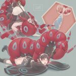 1:1 2025 2_horns accessory bestiality biped black_body black_hair blue_background blue_body blue_penis blush bodily_fluids butt clothed clothed/nude clothed_female clothed_humanoid clothed_sex clothing countershading cum cum_drip cum_from_vagina cum_in_uterus cum_in_vagina cum_inside cum_on_back cum_on_butt cum_on_ground cutaway dated digital_drawing_(artwork) digital_media_(artwork) doggystyle dripping drooling egg egg_in_vagina eye_contact female female_humanoid female_penetrated feral feral_penetrating feral_penetrating_female feral_penetrating_humanoid footwear from_behind_position from_front_position generation_5_pokemon genital_fluids genitals hair headband hi_res horn humanoid humanoid_on_feral humanoid_penetrated iimia internal internal_vaginal interspecies looking_at_another looking_at_partner lying male male/female male_feral mastery_position multiple_positions nintendo nude nude_male on_back on_front one_eye_closed one_leg_up oviposition penetration penile penile_penetration penis penis_in_vagina pointy_ears pokemon pokemon_(species) pokephilia quadruped raised_leg red_body red_horn saliva scolipede sequence sex shiny_pokemon shoes short_hair side_view signature simple_background size_difference smaller_penetrated straddling tan_body tan_skin tears three-quarter_view tremble_lines tremble_spikes uterus vaginal vaginal_penetration yellow_eyes