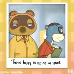 1:1 2022 4_fingers animal_crossing anthro black_eyebrows black_eyes black_eyewear black_glasses black_hair blue_body blue_eyes blue_fur blue_wall bodily_fluids brown_body brown_fur canid canine cheek_tuft clothed clothed_anthro clothed_male clothing colored comb_over cookieboy011 digital_drawing_(artwork) digital_media_(artwork) duo english_description english_text eyebrows eyewear facial_tuft fingers fur glasses hair half-closed_eyes holding_folder jacket larger_anthro larger_male light lighting looking_at_viewer lyle_(animal_crossing) male male_anthro mammal multicolored_body multicolored_fur mustelid narrowed_eyes necktie nervous nervous_sweat nintendo no_pupils number orange_inner_ear otter overweight overweight_anthro overweight_male photo pulling_shirt raccoon_dog red_clothing red_necktie red_suit shaded short_hair size_difference smaller_anthro smaller_male story story_in_description suit sweat tan_body tan_fur tanuki text title tom_nook_(animal_crossing) topwear tuft two_tone_body two_tone_fur unimpressed wall_(structure) whisker_spots white_dress_shirt yellow_clothing yellow_jacket_(clothing) yellow_necktie yellow_topwear