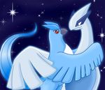  articuno_(artist) avian bird blue_eyes blue_feathers female feral legendary_pok&#233;mon legendary_pokemon lugia male nintendo pok&#233;mon pok&eacute;mon red_eyes video_games white_skin 