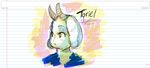 caprine female goat horn lined_paper mammal name sketch toriel undertale 