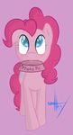  blush equine female feral friendship_is_magic fur hair happy horse mammal mostazathy my_little_pony pet pink_fur pink_hair pinkie_pie_(mlp) pony solo 