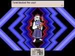  caprine crossover female fire goat looking_at_viewer lucas magic mammal mother_3 nintendo paws pixel_art serious stance toriel undertale vappyvap video_games 