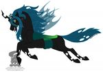  blue_hair changeling crown equine fangs female feral friendship_is_magic green_eyes hair horn horse katwithnives mammal my_little_pony open_mouth queen queen_chrysalis_(mlp) royalty solo teeth tongue tongue_out winged_unicorn wings 