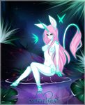  female fur green_eyes hair horn invalid_color lillypad mammal nienna night nightime pink_hair skinny source_request time unicorn unknown_artist white_fur 