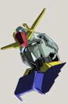  absurdres aeug commentary_request grey_background gun gundam highres huo_ji_wu machine_gun machinery mecha mecha_focus mobile_suit no_humans portrait robot science_fiction sketch solo upper_body v-fin weapon zeta_gundam zeta_gundam_(mobile_suit) 