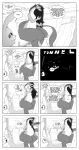  absurd_res anthro ashe_(shyguy9) big_butt blush blush_lines breasts burping butt cellphone dragon electronics female group hair hi_res hidden horn lagomorph larger_female leporid long_hair male male/female mammal mythological_creature mythological_scalie mythology nervous organs phone public_transportation rabbit rapid_transit rb23 rumbling_stomach scalie size_difference small_breasts stomach subway swallowing trio vore 