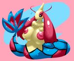  big_breasts breasts dragon elpatrixf female hi_res huge_breasts milotic nintendo nipples no_mouth pink_nipples pok&#233;mon pok&eacute;mon solo video_games 