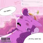 1:1 2025 abstract_background abuse artist_name bruised bruised_eye clothing dialogue digital_drawing_(artwork) digital_media_(artwork) earth_pony english_text equid equine espectro111222 eyes_closed female feral friendship_is_magic fur hasbro hat headgear headwear hi_res horse image_comics invincible_(image_comics) long_mane mammal mane meme multicolored_mane my_little_pony open_mouth pink_body pink_fur pony propeller_hat purple_mane reddit screwball_(mlp) snout solo teeth text two_tone_mane watermark white_mane