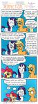  ?! amber_eyes apple_bloom_(mlp) applejack_(mlp) blonde_hair blue_background blue_eyes bow comic curly_hair cutie_mark dialog duo english_text equine eyes_closed female feral freckles friendship_is_magic fur green_eyes hair hair_bow horn horse humor mammal my_little_pony open_mouth orange_eyes orange_fur plain_background pony purple_hair rarity_(mlp) red_hair redapropos smile sweat teeth text tongue unicorn white_fur yellow_fur 