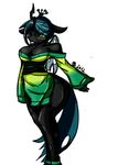  anthrofied avante92 changeling clothing female friendship_is_magic my_little_pony queen queen_chrysalis_(mlp) royalty solo standing 