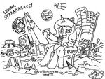  chair crown drink earth equine female feral flag friendship_is_magic fruit hair horn horse ice_cream joystick long_hair looking_at_viewer mammal microsoft my_little_pony plain_background pony popcorn princess_luna_(mlp) satellite solo space_core uncolored video_games wall-e wasd999 xbox 